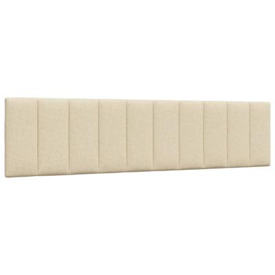 Hoofdbordkussen "Hanko" 200 cm stof crmekleurig