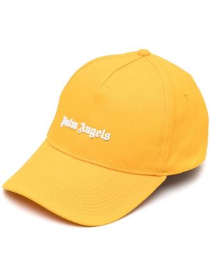 Palm Angels casquette à logo brodé - Jaune