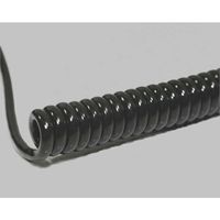 BKL Electronic 1506220 Spiraalkabel Li12Y11Y 1200 mm / 4800 mm 8 x 0.50 mm² + 8 x 0.50 mm² Zwart 1 stuk(s) - thumbnail