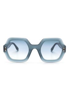 Isabel Marant Eyewear lunettes de soleil Ely à monture hexagonale - Bleu