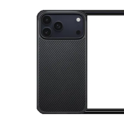 Pitaka ProGuard hoesje iPhone 17 Pro Max - Black/Grey