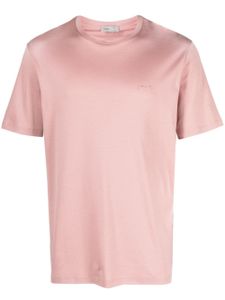 Herno t-shirt en coton à logo imprimé - Rose