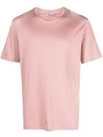 Herno t-shirt en coton à logo imprimé - Rose