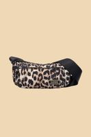 Ganni Ganni - tas - A4612 Quilted Recycled Small Baguette - Leopard