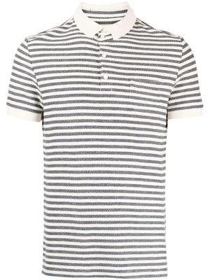 Private Stock polo en coton à rayures - Tons neutres