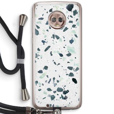 Terrazzo N°2: Motorola Moto G6 Transparant Hoesje met koord