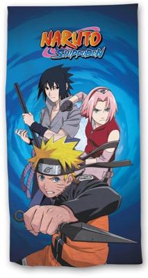 Naruto strandlaken blauw 70 x 140 - polyester