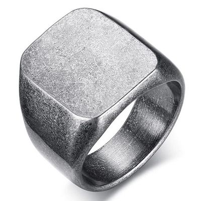 Stalen zegelring van Mendes Used Look-20mm
