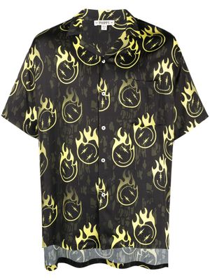 Phipps chemise oversize imprimée - Noir