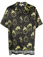 Phipps chemise oversize imprimée - Noir