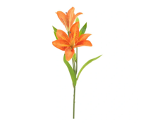 Lilium spray Jakarta orange 53 cm kunstbloem Erutan Avon - Erutan avon