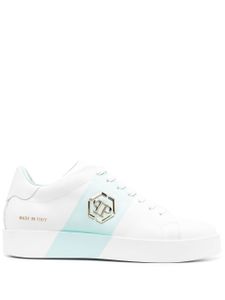 Philipp Plein baskets Hexagon - Blanc