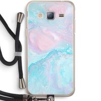 Fantasie pastel: Samsung Galaxy J3 (2016) Transparant Hoesje met koord