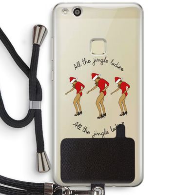 Jingle Ladies: Huawei Ascend P10 Lite Transparant Hoesje met koord