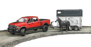 Bruder Dodge Ram 2500 Power Wagon met paardentrailer