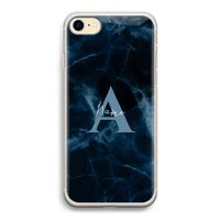 Midnight Marble: iPhone 7 Transparant Hoesje