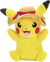 Pokemon Pluche - Pikachu with Summer Hat - thumbnail