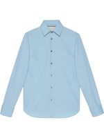 Gucci tailored shirt - Bleu - thumbnail