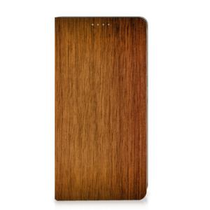 Samsung Galaxy S24 Book Wallet Case Donker Hout