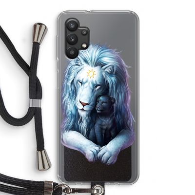 Child Of Light: Samsung Galaxy A32 5G Transparant Hoesje met koord