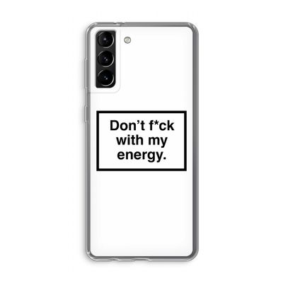 My energy: Samsung Galaxy S21 Plus Transparant Hoesje