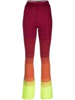GCDS pantalon en maille à effet dégradé - Rose