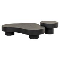 Salontafel Bogor set van 2 dark coffee