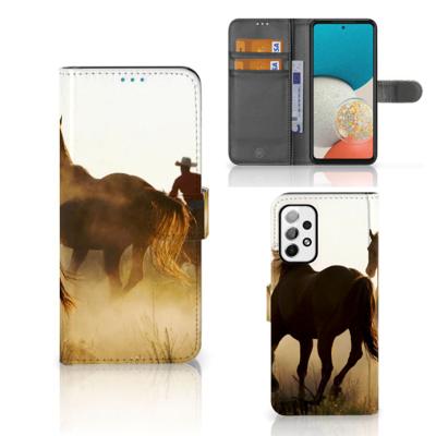 Samsung Galaxy A73 5G | Telefoonhoesje | Met pasjeshouder | Design Cowboy