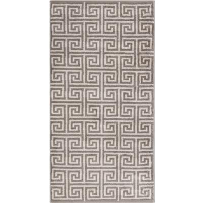 Cawö Cawo Noblesse Elegance Allover print Gezichtsdoekje 30/30 graphit