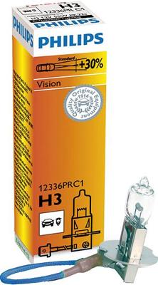 Philips H3 lamps vision