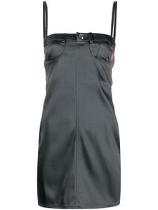 Coperni robe courte à encolure carrée - Gris