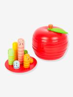 Educatief spel LOGISTECK in de vorm van een appel voor kinderen SMALL FOOT® meerkleurig