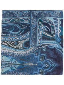 ETRO écharpe à motif cachemire - Bleu