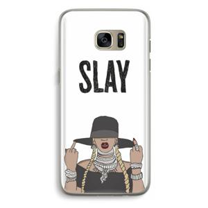 Slay All Day: Samsung Galaxy S7 Edge Transparant Hoesje