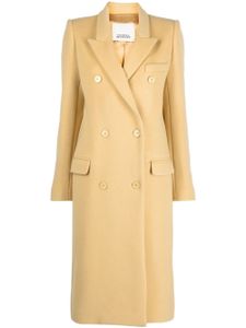 ISABEL MARANT manteau Enarryli à boutonnière croisée - Jaune