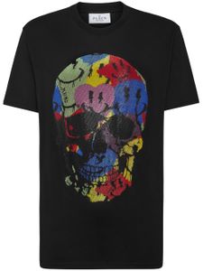 Philipp Plein Smile-print cotton T-shirt - Noir