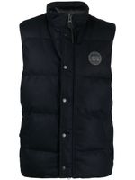 Canada Goose gilet à design matelassé - Bleu