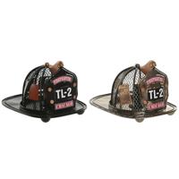 Bureaulamp Home ESPRIT Zwart Gouden 220 V (2 Stuks)