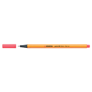 STABILO point 88, premium fineliner 0.4 mm, neon rood, per stuk