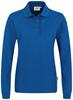 Hakro 215 Women's long-sleeved polo shirt MIKRALINAR® - Royal Blue - 2XL