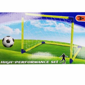 Sportief buiten spelen voetbaldoelen 1 stuks 80 x 60 x 40 cm   -