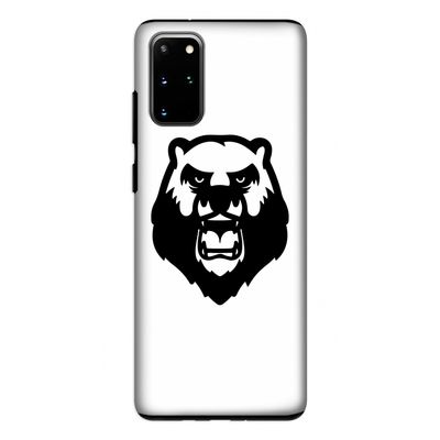 Angry Bear (white): Samsung Galaxy S20 Plus Tough Case