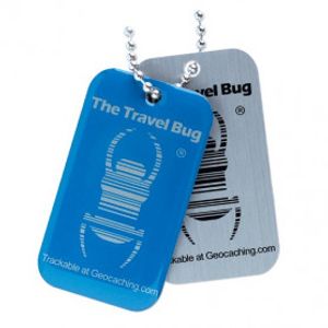 QR Travel Bug® - Blauw