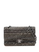 CHANEL Pre-Owned sac porté épaule Double Flap médium (2005-2006) - Noir - thumbnail