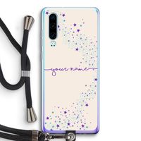 Sterren: Huawei P30 Transparant Hoesje met koord