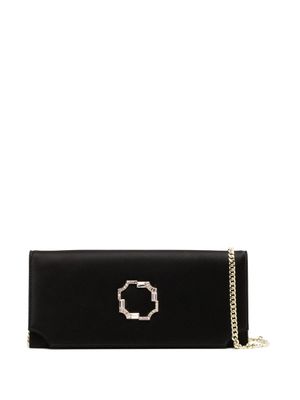 Malone Souliers pochette Vivien à fini satiné - Noir