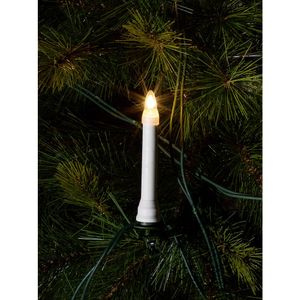 Konstsmide 1005-000 Kerstboomverlichting Kaarsen Buiten werkt op het lichtnet Aantal lampen 16 Gloeilamp Helder Verlichte lengte: 10.5 m