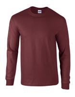 Gildan G2400 Ultra Cotton™ Long Sleeve T-Shirt - Maroon - 3XL
