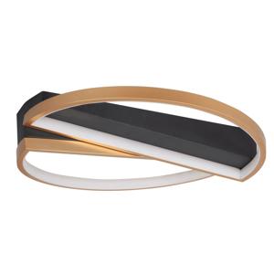 Highlight Design plafondlampHelios zwart met goud Ø 44cm - P6615.01
