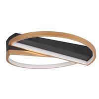 Highlight Design plafondlampHelios zwart met goud Ø 44cm - P6615.01